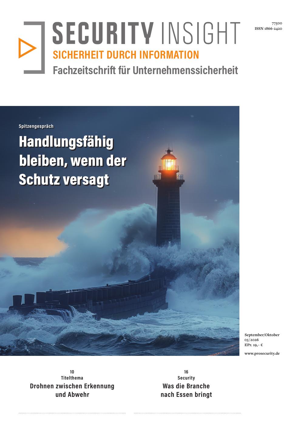 Security Insight – Titelseite der Ausgabe 05 | 2026